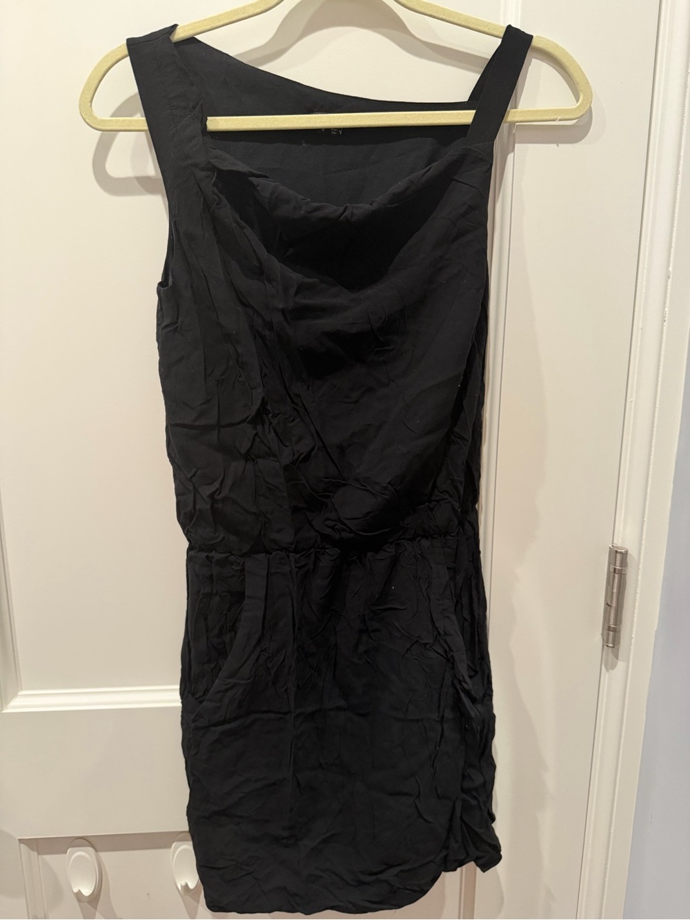 A/X Armani Exchange Black One-Shoulder Mini Dress